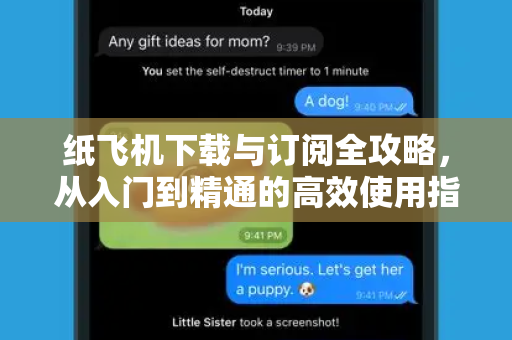 纸飞机下载与订阅全攻略,从入门到精通的高效使用指南-第1张图片-纸飞机桌面下载 - 纸飞机中文官方 纸飞机下载与订阅全攻略,从入门到精通的高效使用指南-第1张图片-纸飞机桌面下载 - 纸飞机中文官方