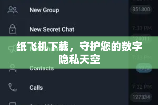 纸飞机下载，守护您的数字隐私天空-第1张图片-纸飞机桌面下载 - 纸飞机中文官方