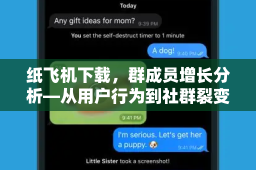 纸飞机下载，群成员增长分析—从用户行为到社群裂变的深度解构-第1张图片-纸飞机桌面下载 - 纸飞机中文官方
