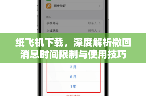 纸飞机下载，深度解析撤回消息时间限制与使用技巧-第1张图片-纸飞机桌面下载 - 纸飞机中文官方