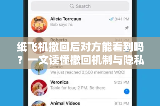 纸飞机撤回后对方能看到吗?一文读懂撤回机制与隐私保护-第1张图片-纸飞机桌面下载 - 纸飞机中文官方 纸飞机撤回后对方能看到吗?一文读懂撤回机制与隐私保护-第1张图片-纸飞机桌面下载 - 纸飞机中文官方