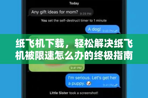 纸飞机下载,轻松解决纸飞机被限速怎么办的终极指南-第1张图片-纸飞机桌面下载 - 纸飞机中文官方 纸飞机下载,轻松解决纸飞机被限速怎么办的终极指南-第1张图片-纸飞机桌面下载 - 纸飞机中文官方