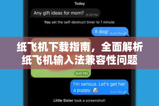 纸飞机下载指南，全面解析纸飞机输入法兼容性问题-第1张图片-纸飞机桌面下载 - 纸飞机中文官方