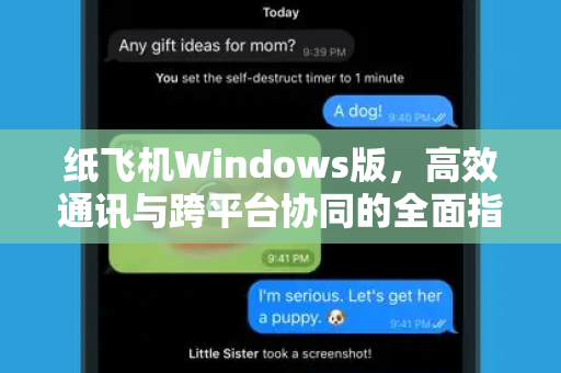 纸飞机Windows版,高效通讯与跨平台协同的全面指南-第1张图片-纸飞机桌面下载 - 纸飞机中文官方 纸飞机Windows版,高效通讯与跨平台协同的全面指南-第1张图片-纸飞机桌面下载 - 纸飞机中文官方