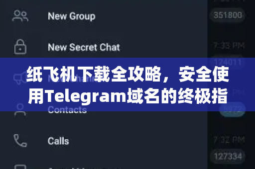纸飞机下载全攻略，安全使用Telegram域名的终极指南-第1张图片-纸飞机桌面下载 - 纸飞机中文官方