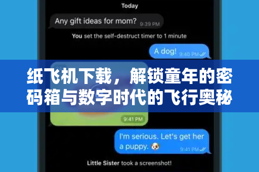 纸飞机下载，解锁童年的密码箱与数字时代的飞行奥秘