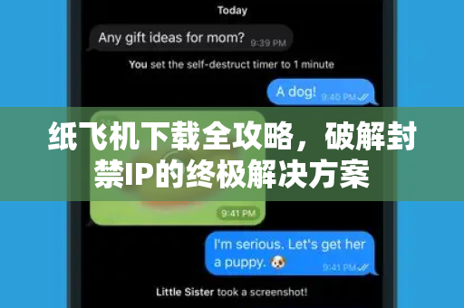 纸飞机下载全攻略，破解封禁IP的终极解决方案-第1张图片-纸飞机桌面下载 - 纸飞机中文官方