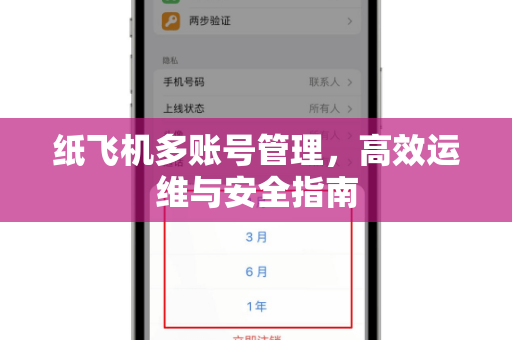 纸飞机多账号管理，高效运维与安全指南
